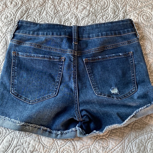 So Low Rise Midi Denim Shorts 7/28 - Picture 7 of 9